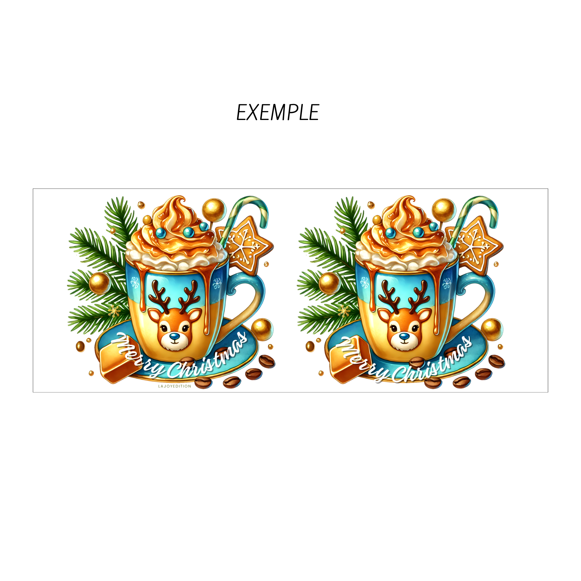 "Renne bleu" 🎄 – Image 2