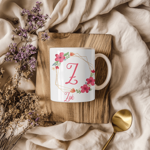 Couronne de fleurs roses