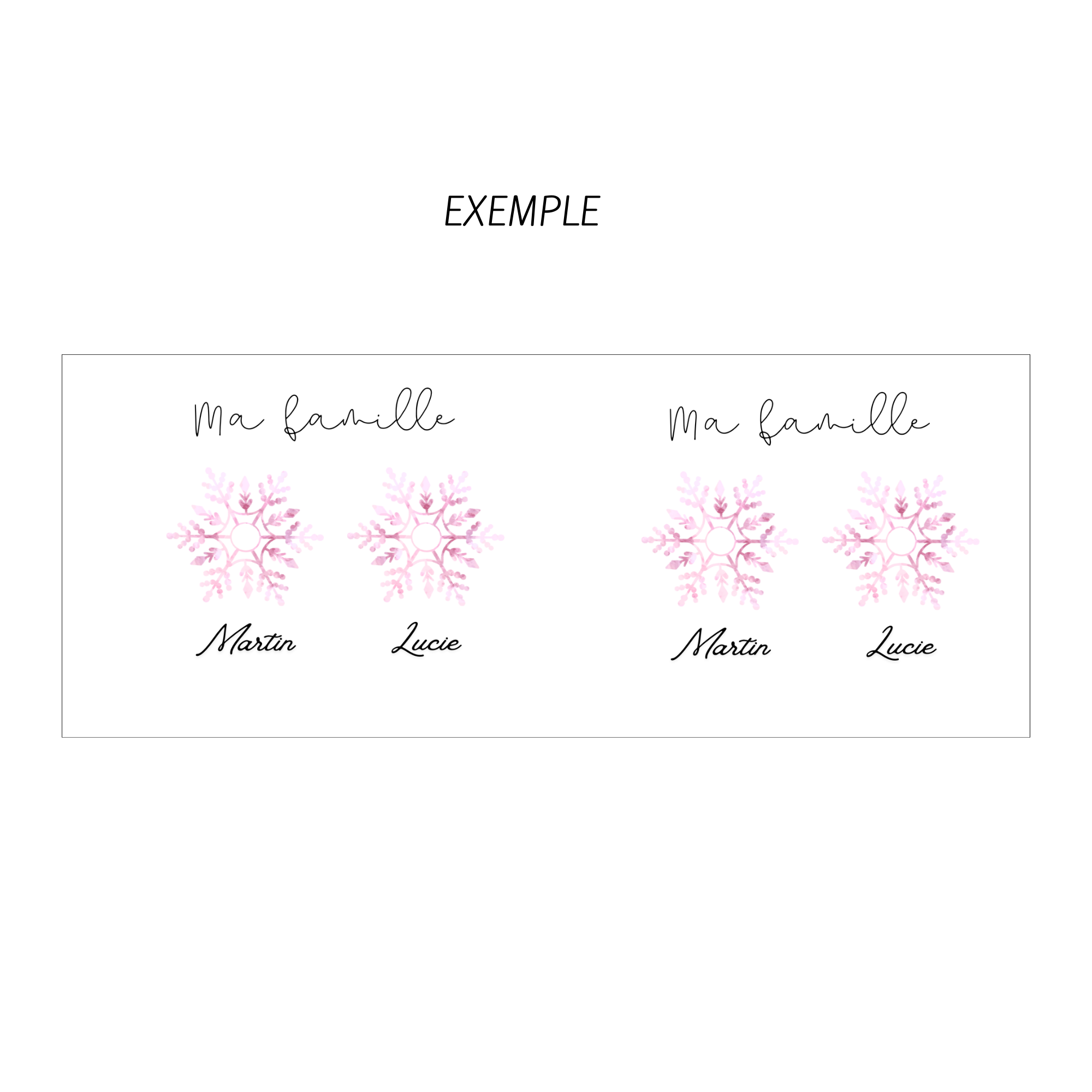 ☕ « Les flocons de la famille » 🎄 – Image 2