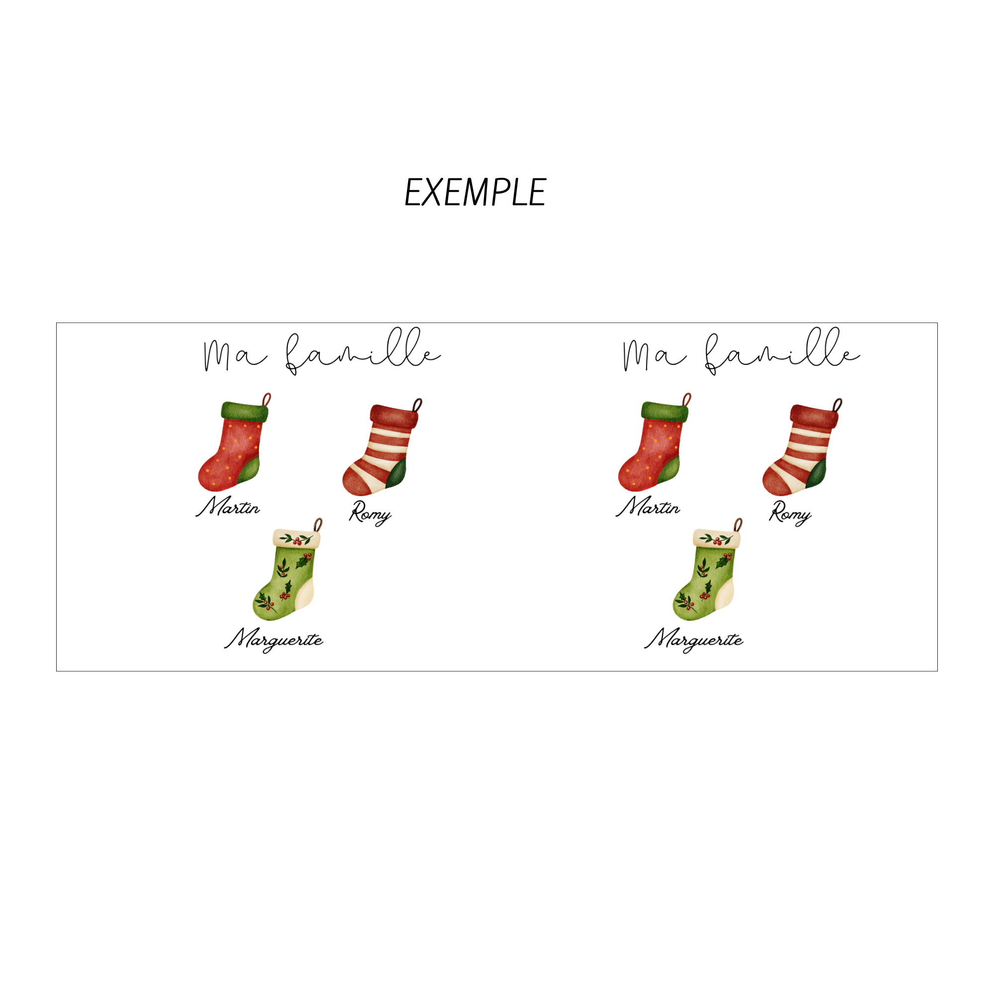 ☕ « Les chaussettes de la famille » 🎄 – Image 3