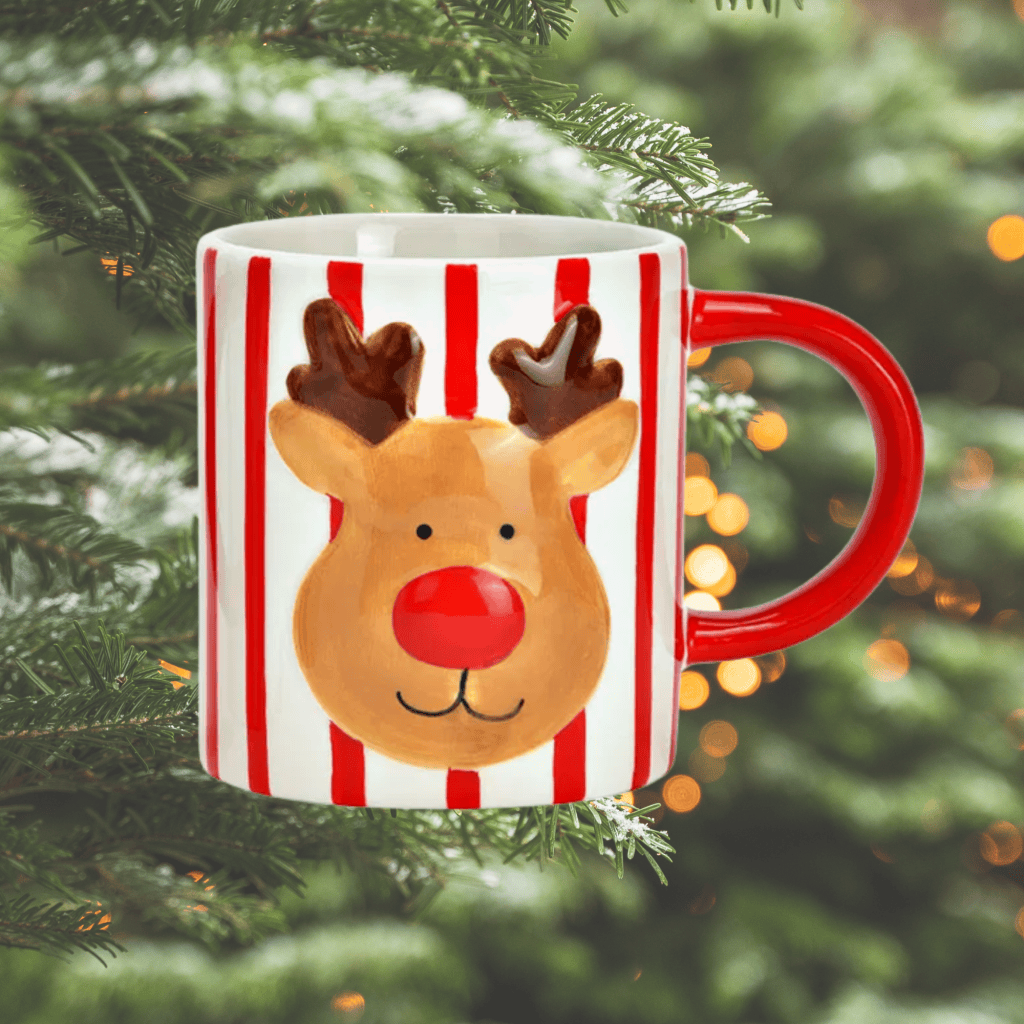 ☕  « Renne à rayure » 🎄