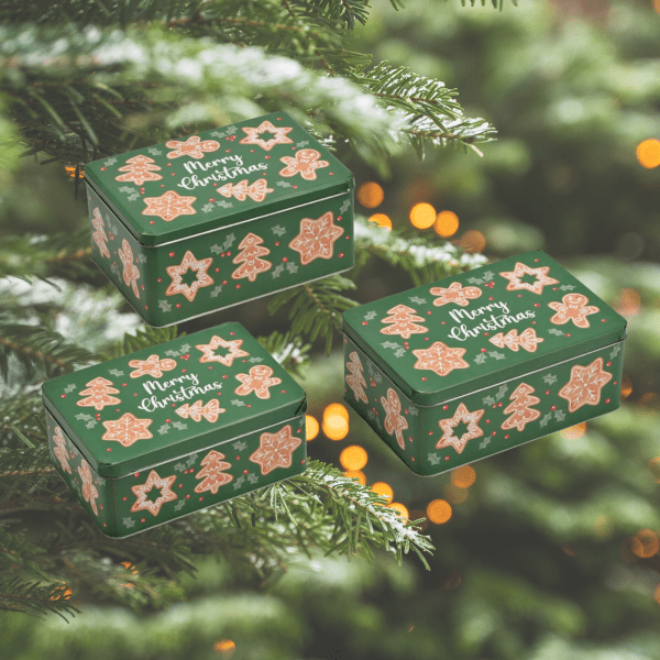 ☕  « Lot 3 boîtes en métal de Noël » 🎄