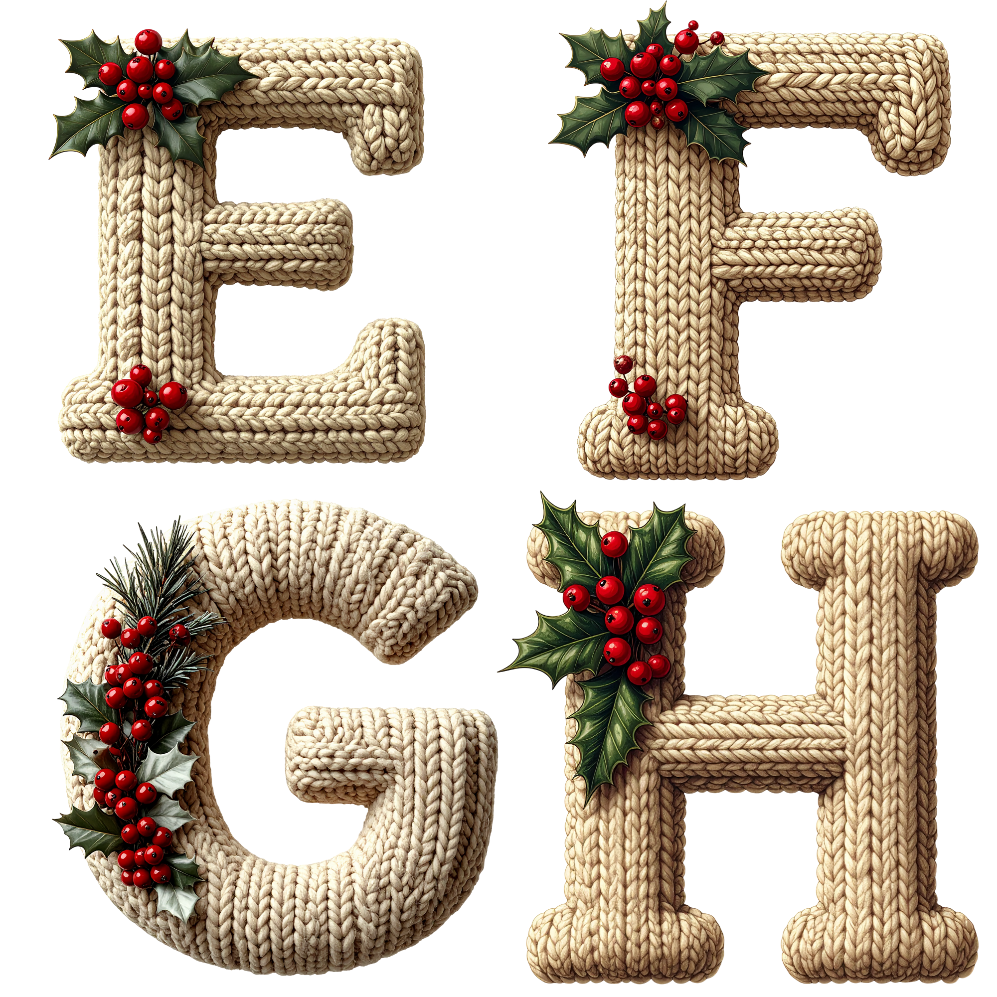 ☕ « Pull » 🎄 (choisir sa lettre) – Image 4