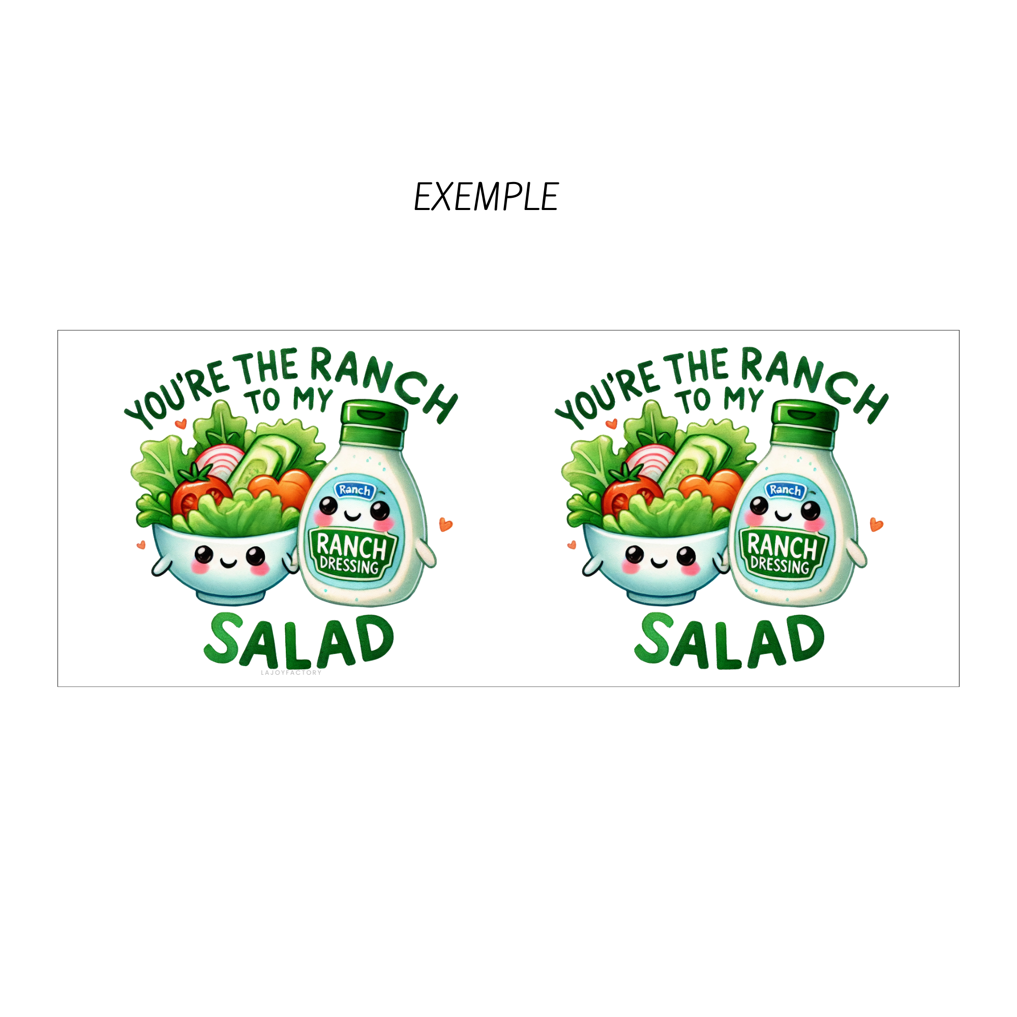 Salade + Sauce Ranch 💕 – Image 2