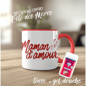 🎁 Idée cadeau Fête des Mères (Lot tasse + gel douche)